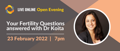 IVF Matters Fertility Clinic Virtual Open Evening - 23 February 2022 @ 7pm